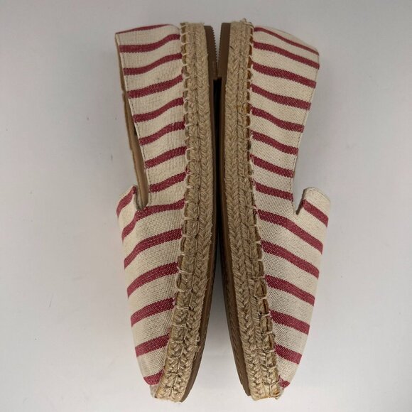 Time And Tru Womens 0889487984542 Canvas Striped Slip-On Size 9 Espadrille - Picture 7 of 10